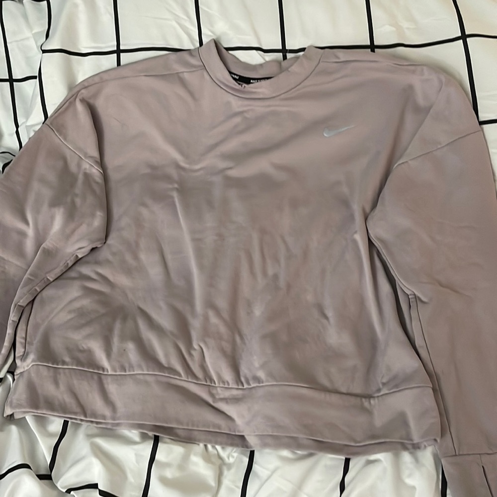 Lavender Nike Dri-Fit Running Sweatshirt